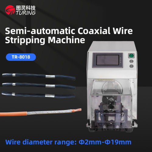 TR-8018 Semi-auto Coaxial Cable Stripping Machine