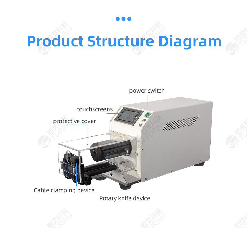 TR-8018 Semi-auto Coaxial Cable Stripping Machine