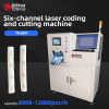 TR-JG01 Six channel laser coding and cutting machine