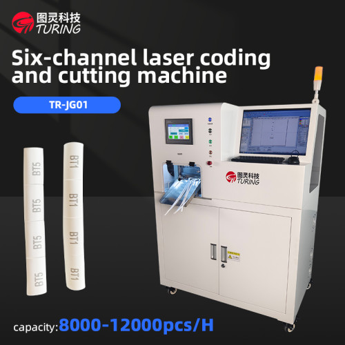 TR-JG01 Six channel laser coding and cutting tube machine cut pipe machine with laser printing