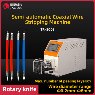TR-8008 Semi-auto Coaxial Cable Stripping Machine