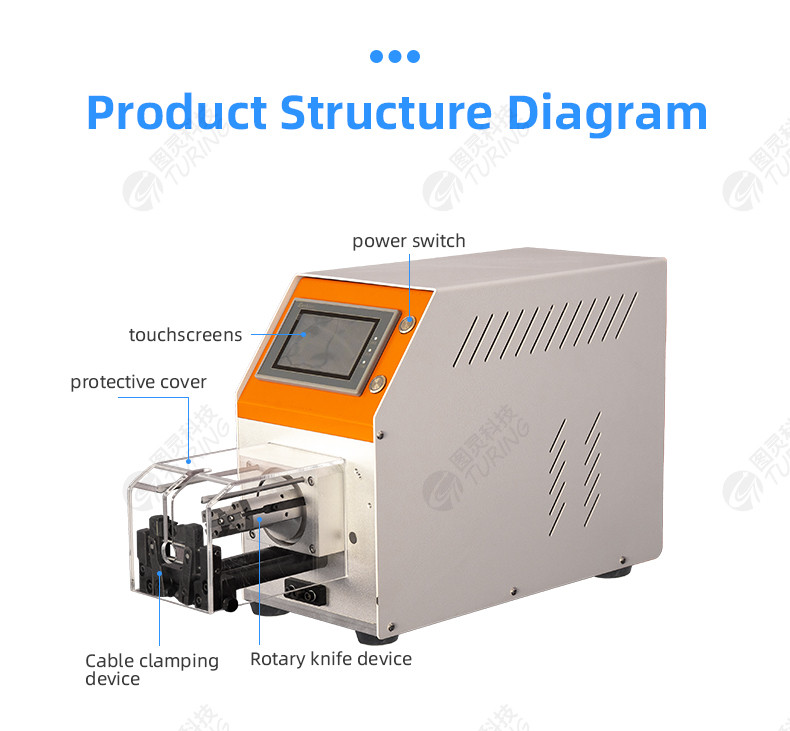 TR-8008 Semi-auto Coaxial Cable Stripping Machine