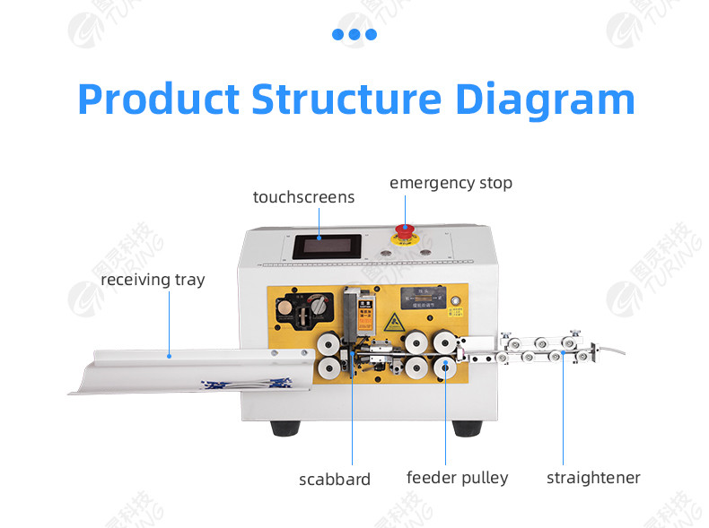 TR-880L fully automatic sheathed core wire inner and outer sheath stripping machine