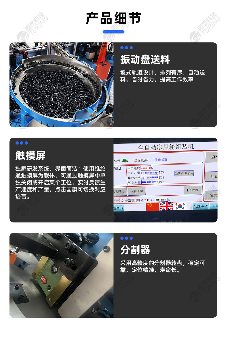 TR-JL01 全自动家具轮组装机