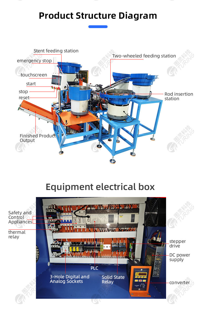 TR-JL01 fully automatic furniture wheel assembly machine