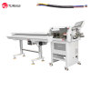 TR-8030HYJS Automatic 30 square 16mm round  sheathed wire inner and outer jacket  stripping machine with take-up stand