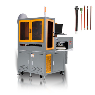 TR-JK1 Fully Automatic Terminal Crimping Insert the Plastic Shell Single End Tin Dipping Machine