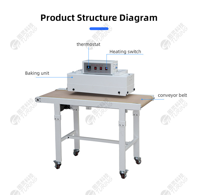 TR-H14 Semi-automatic Heat Shrink Tube Baking Machine