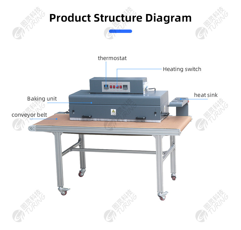 TR-H14 Semi-automatic Heat Shrink Tube Baking Machine