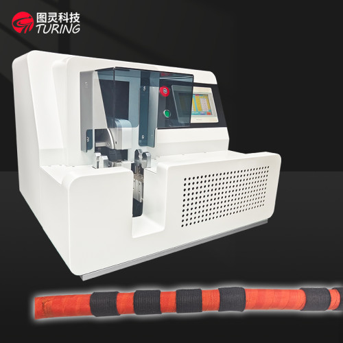 TR-J703 Semi Automatic New Energy Cable Dot Tape Wrapping Machine with Servo Motors Driver