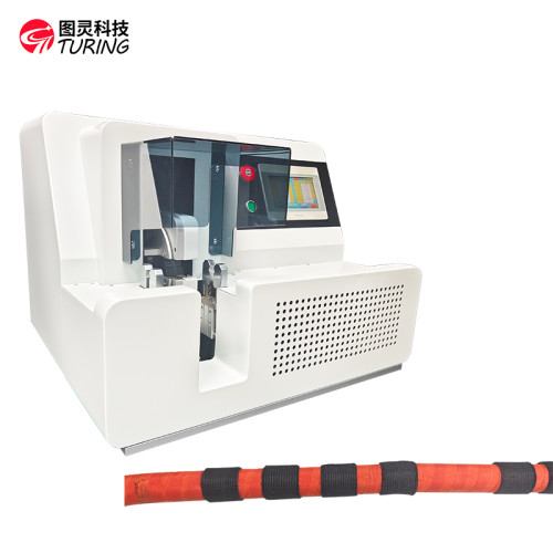 TR-J703 Semi Automatic New Energy Cable Dot Tape Wrapping Machine with Servo Motors Driver