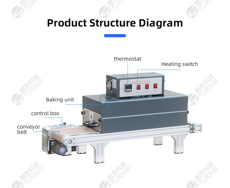 TR-H14 Semi-automatic Heat Shrink Tube Baking Machine