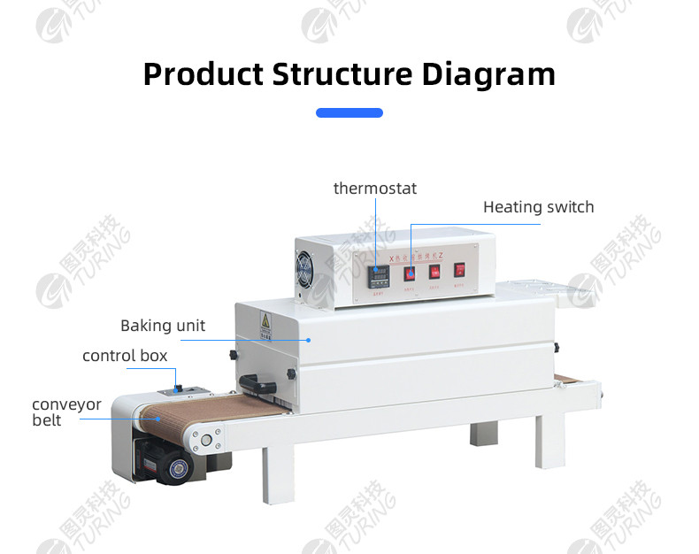 TR-H14 Semi-automatic Heat Shrink Tube Baking Machine