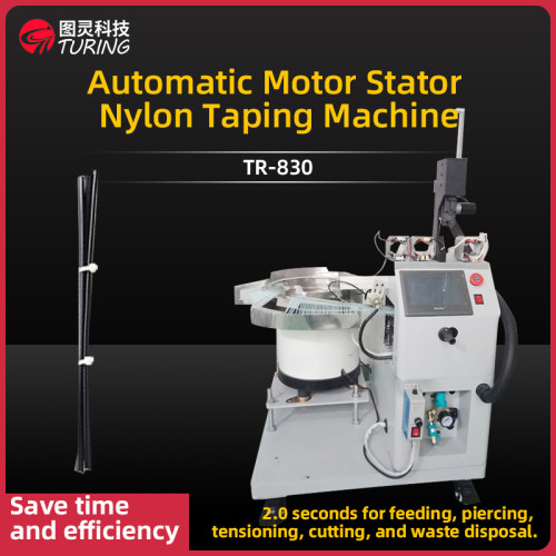 TR-830 desktop nylon cable tie tying machine for paper card can customize inserting hole as your product