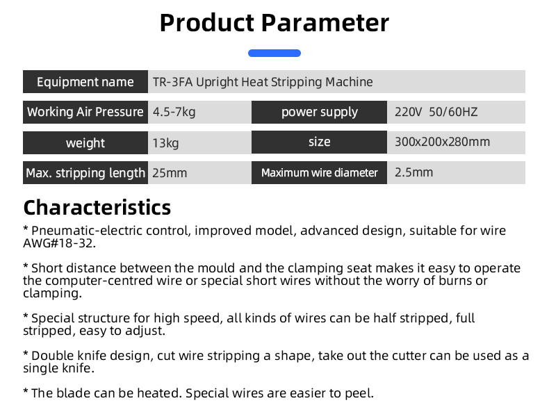 TR-3FN Semi-automatic cable wire twisting and stripping machine