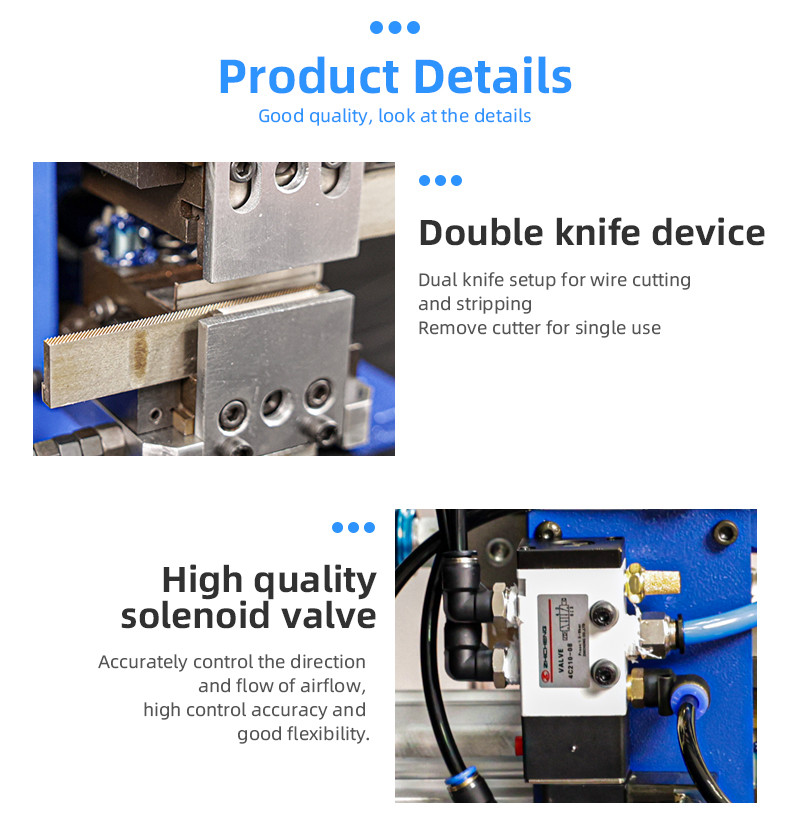 TR-4F Turing Semi-auto Pneumatic Cable Stripping Machine