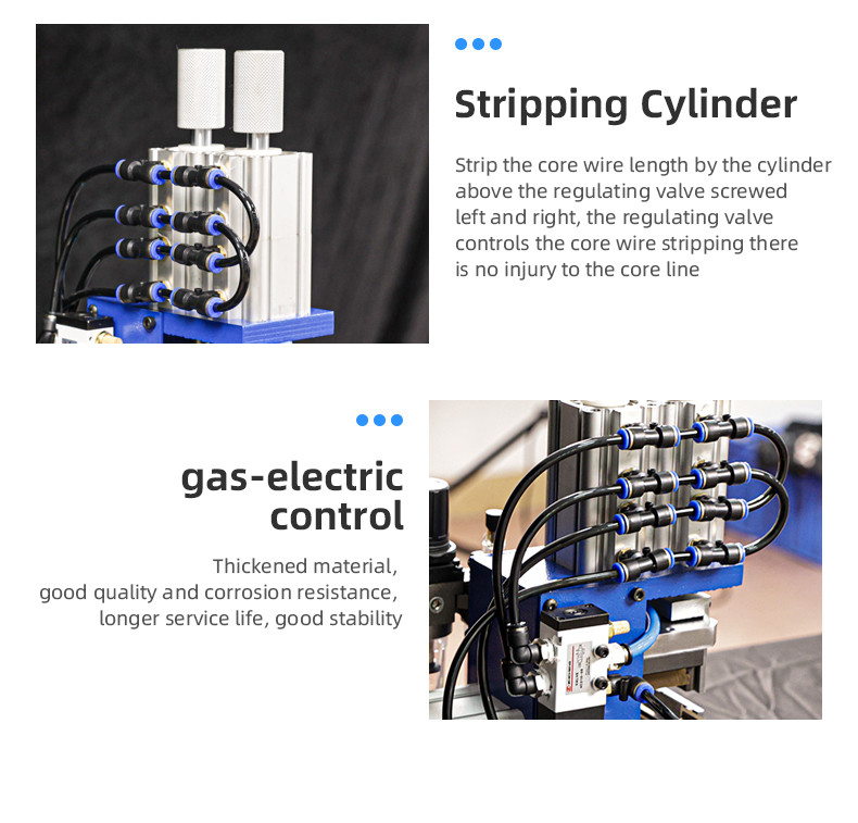 TR-4F Turing Semi-auto Pneumatic Cable Stripping Machine