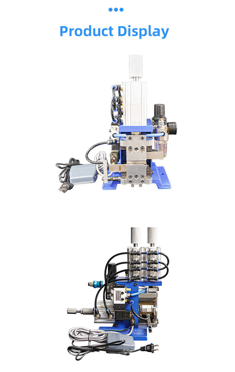 TR-4F Turing Semi-auto Pneumatic Cable Stripping Machine