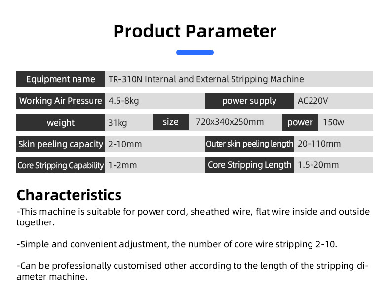 TR-19 Pneumatic small wire stripping and twisting machine