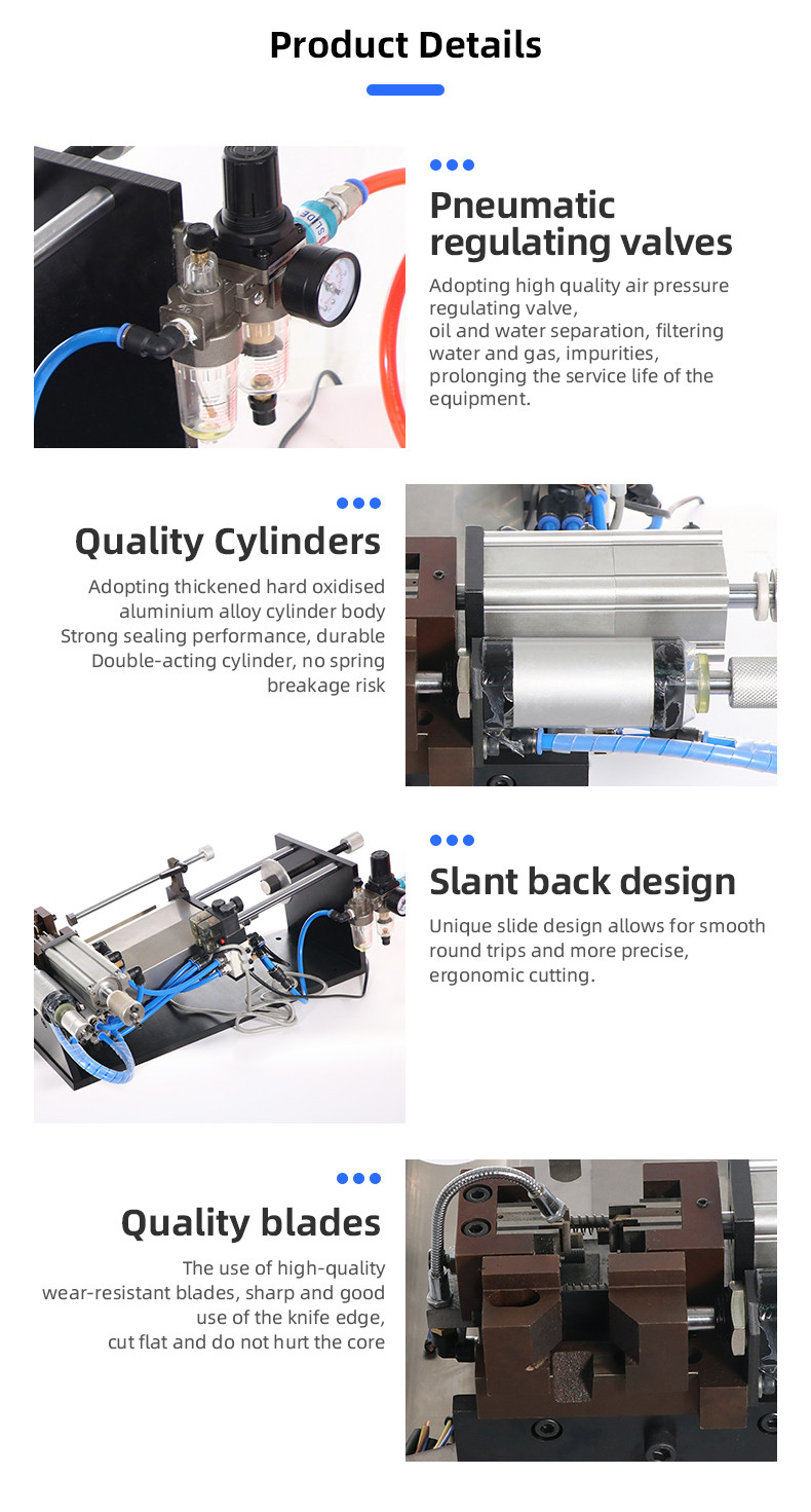 TR-19 Pneumatic small wire stripping and twisting machine