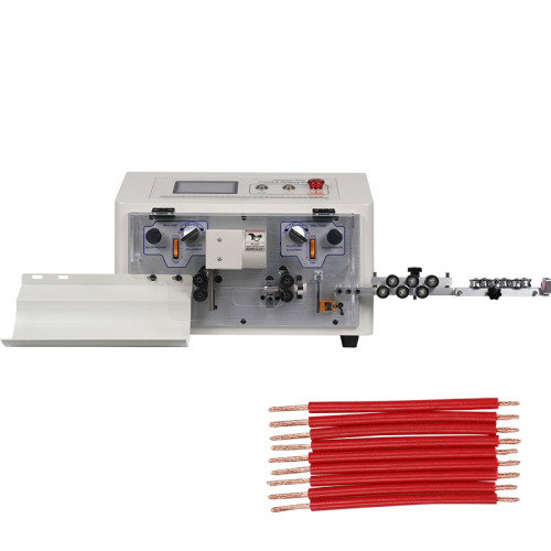 TR608-SD/S Small 4-wheel touch screen wire stripping machine