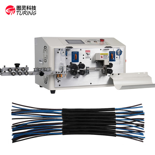 TR608-HT2/6S Touch Screen 6-Wheel Round Sheath Stripping Machine