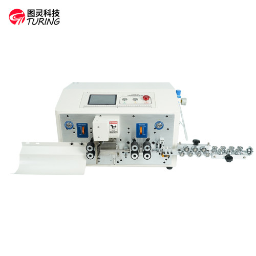 TR-608-YHT6-6 Six-wheel intelligent round sheath Inner and outer cable wire stripping machine