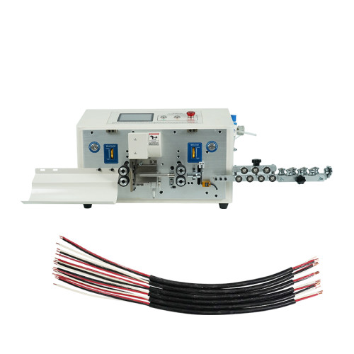 TR-608-YHT6-4 Four-wheel intelligent round sheath Inner and outer cable wire stripping machine