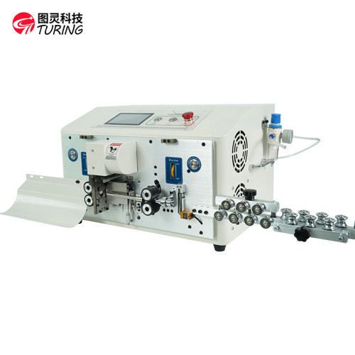 TR-608-YHT6-4 Four-wheel intelligent round sheath Inner and outer cable wire stripping machine