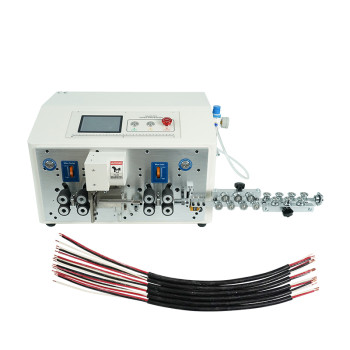 TR-608-YHT6-8 Eight-wheel intelligent round sheath Inner and outer cable wire stripping machine