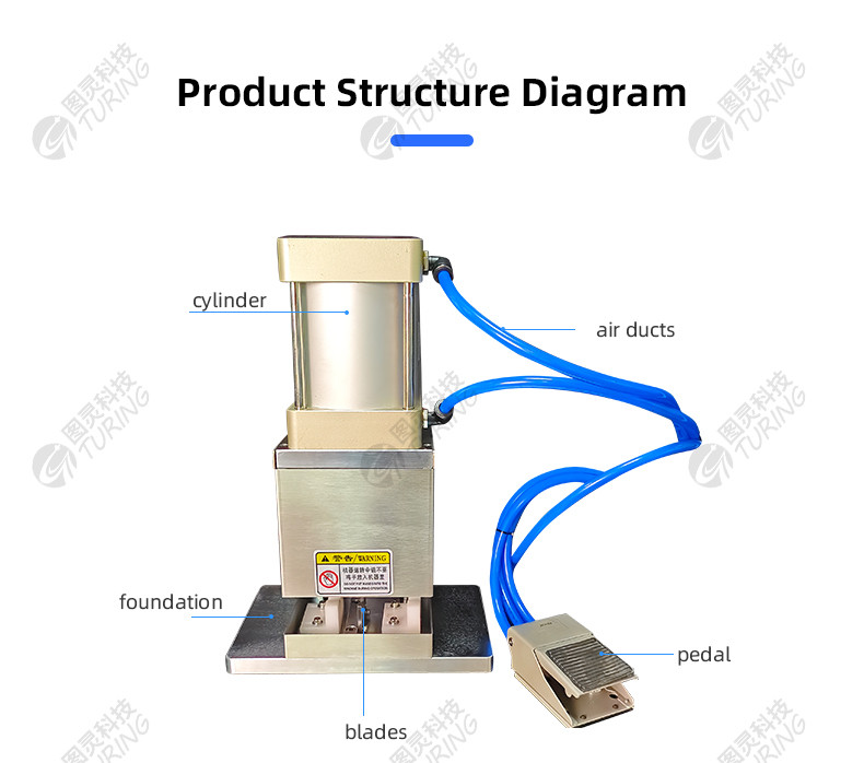 TR-315 Semi-auto Pneumatic Multi-cores Wire Stripping Machine