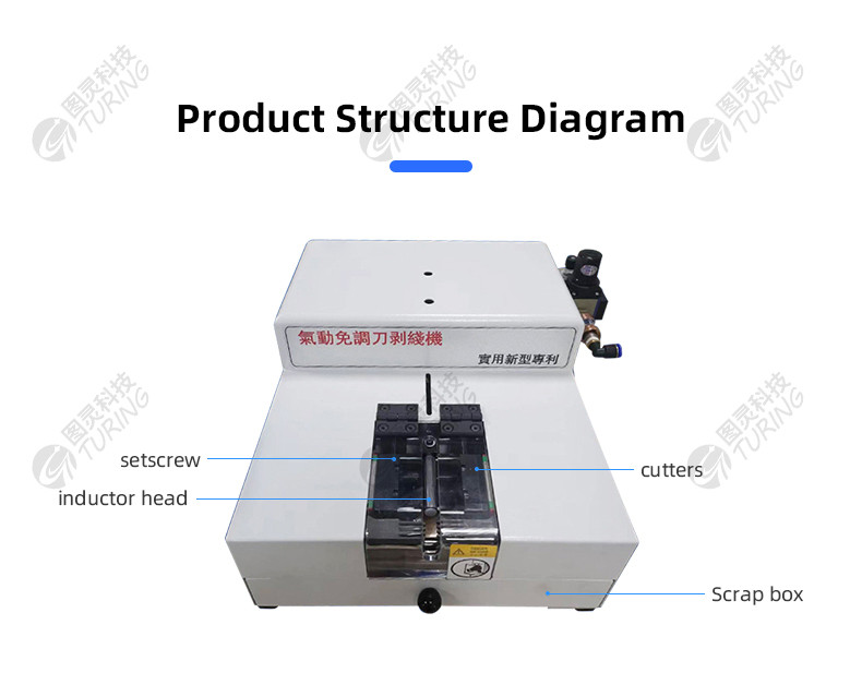 TR-315 Semi-auto Pneumatic Multi-cores Wire Stripping Machine