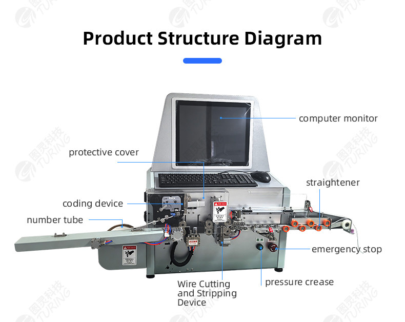 TR-315 Semi-auto Pneumatic Multi-cores Wire Stripping Machine