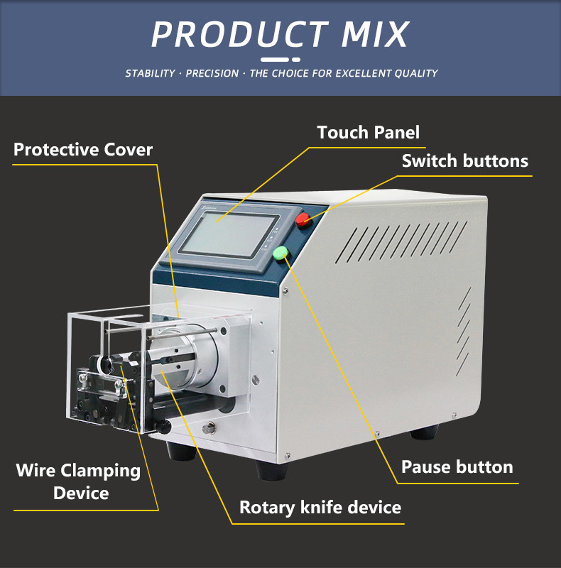 TR-8018 Semi-auto Coaxial Cable Stripping Machine