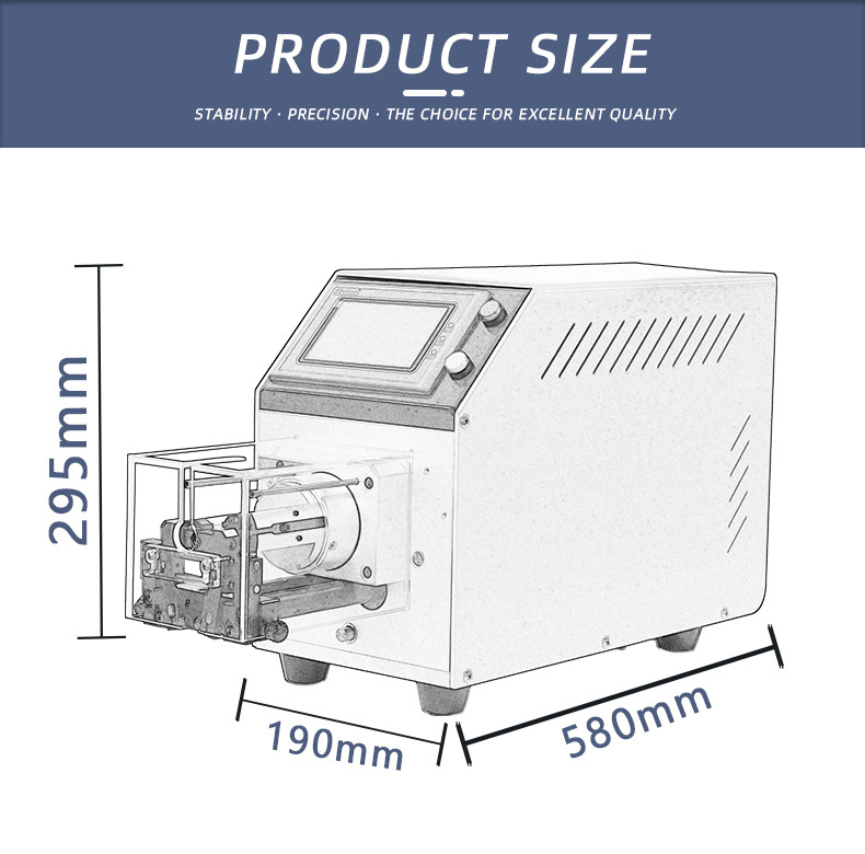 TR-8018 Semi-auto Coaxial Cable Stripping Machine