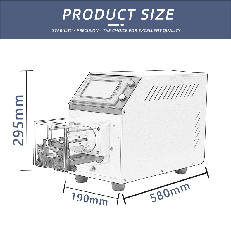 TR-8008 Semi-auto Coaxial Cable Stripping Machine