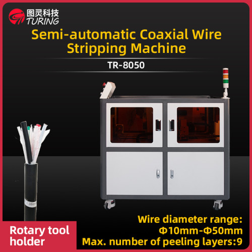 TR-8050 Semi-automatic Coaxial Wire Stripping Machine