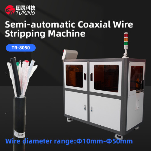 TR-8050 Semi-automatic Coaxial Wire Stripping Machine