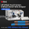 TR608-MAX1-6S Lift Wheel Touch Screen 6 Wheels 25 Square Wire Stripping Machine