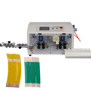 TR608-MAX1-8S Touch screen 8-wheel 25mm² cable wire stripping machine