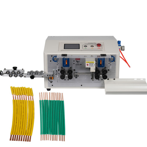 TR608-MAX1-8S Touch screen 8-wheel 25mm² cable wire stripping machine