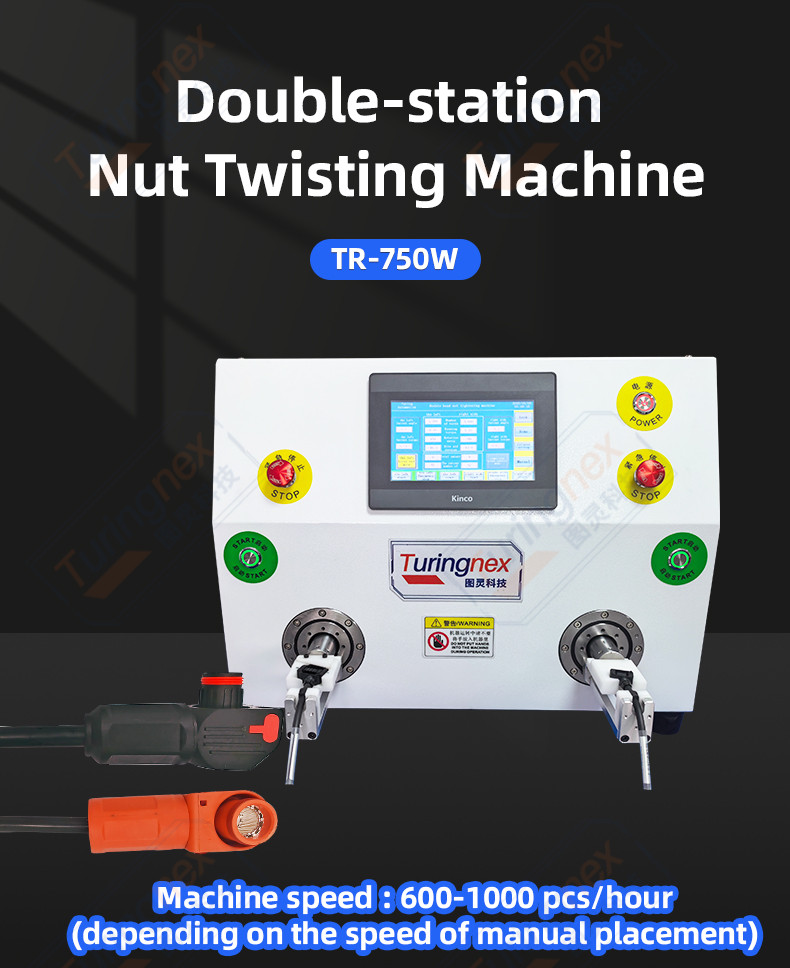 TR-LM02 Large torque double-station nuts crewing machine