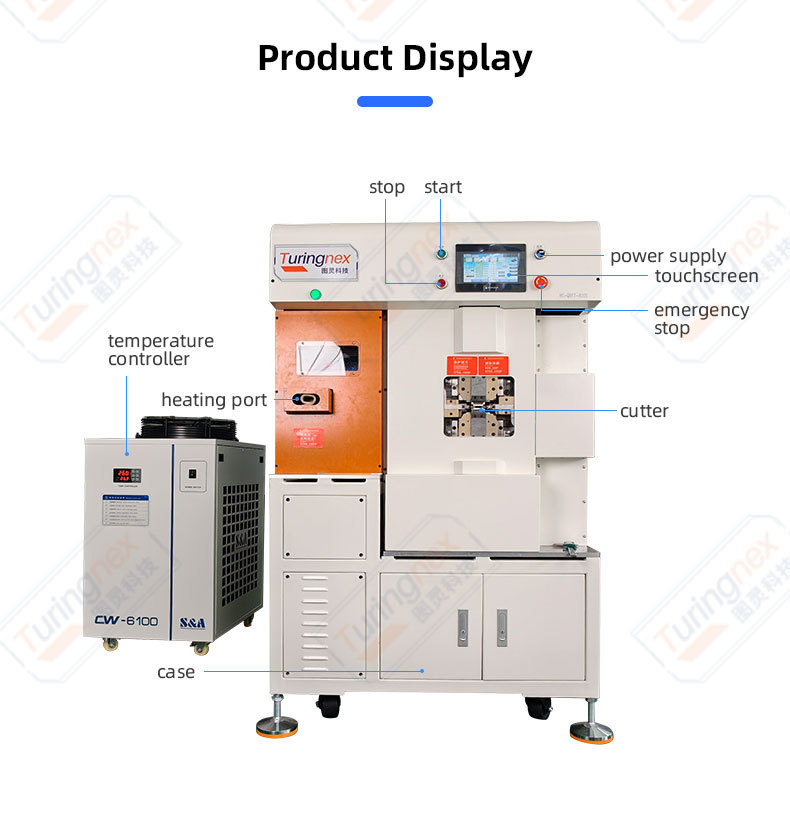 TR-J5 semi-automatic 85mm wide point tape wrapping machine