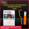 TR-T03 3-station Copper and Aluminium Stripping Machine