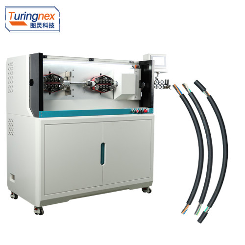 TR-612X  Large square computerized wire stripping machine