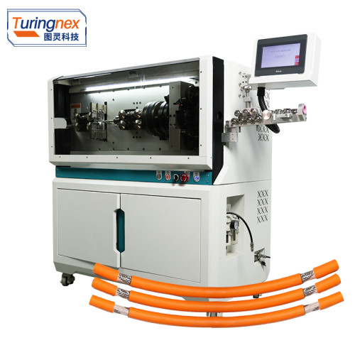 TR-603XH Large square rotary knife computerized wire stripping machine