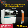 TR-612 Large square computerized wire stripping machine