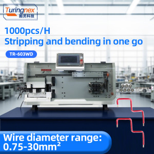 TR-603WD Automatic computerised wire stripping and bending machine