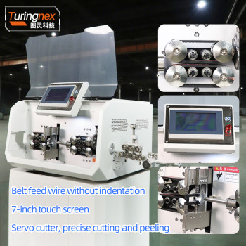 TR-603HZ 30 square computerized wire stripping machine (Wire diameter range:0.75-30mm²)