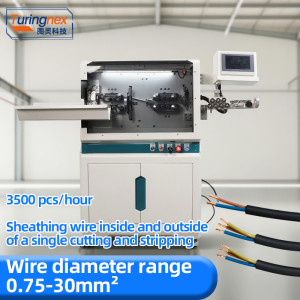 TR-603HNYJ 30 square computerized wire stripping machine (Wire diameter range:0.75-30mm²)